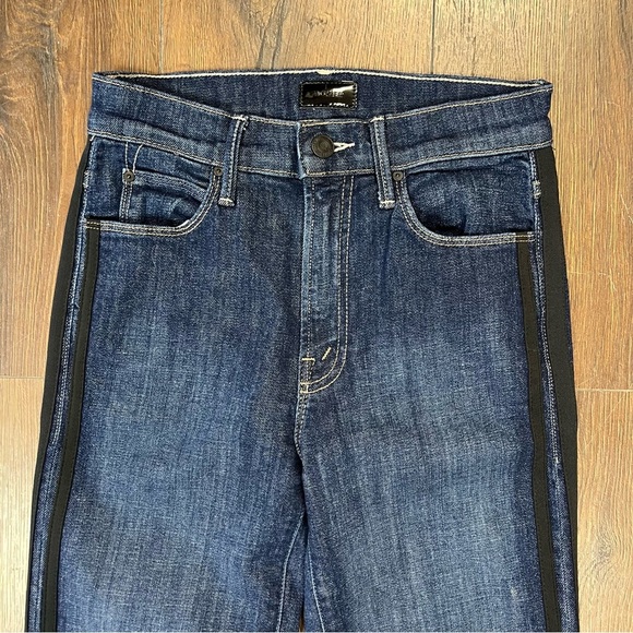 Mother Denim Stunner Zip Ankle Step Fray Sweeping Racer SZ 25/0 - Picture 5 of 11